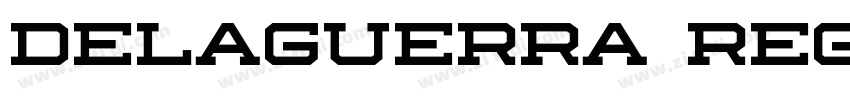 Delaguerra Regular字体转换
